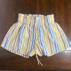 Shein Shorts Linen Size M High Waist